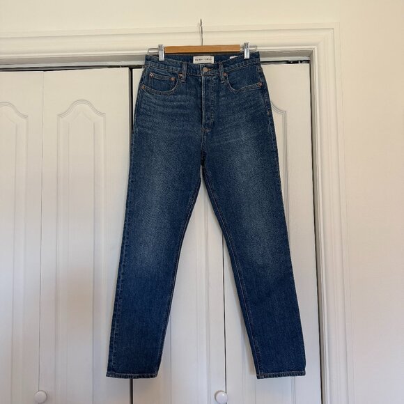 Aritzia Denim - Denim Forum High-Rise Skinny Straight Jeans